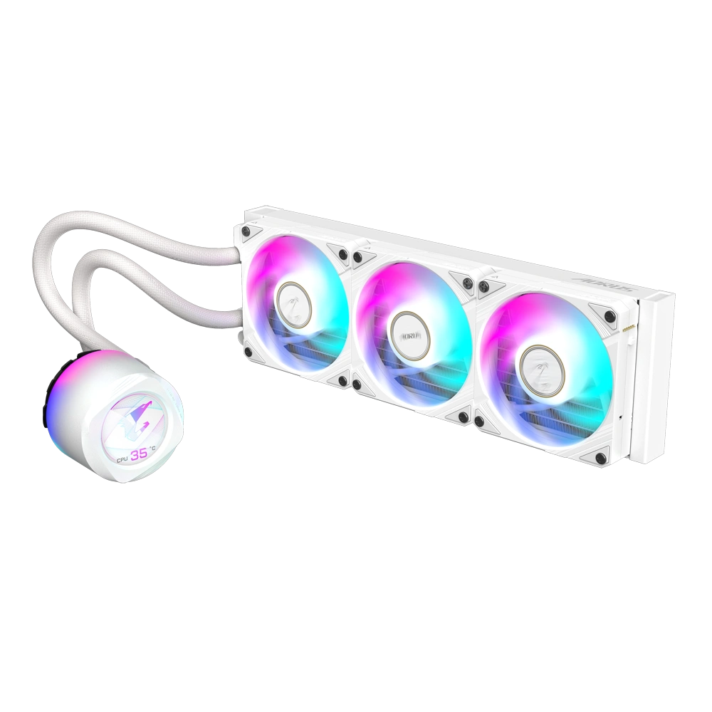 WATERCOOLING AORUS WATERFORCE X II 360 ICE ARGB WHITE LCD